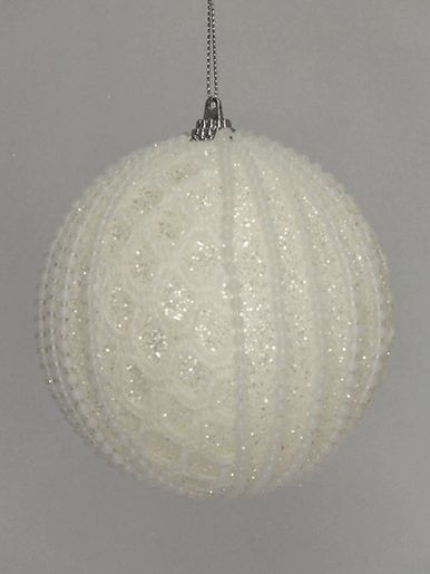 Stiropor kuglica - Bijela 10 cm - 2 kom 87183, 87183