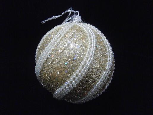 Stiropor kuglica - Champagne 8 cm - 3 kom 82375