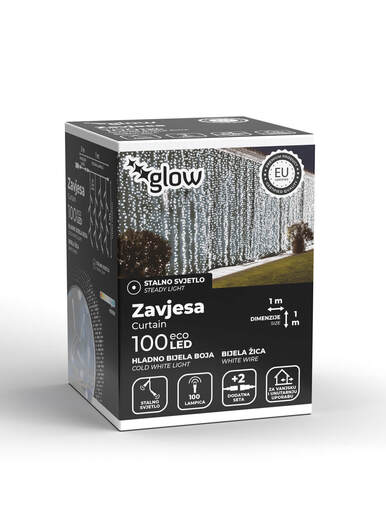 100 LED Zavjesa