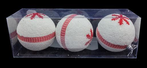 Stiropor kuglica Bijela 8 cm - 3 kom