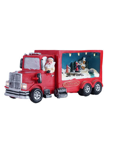 Dekorativna božićna scena LED svjetlo i pokretne figure - 32 x 15 x 15 cm, 90158