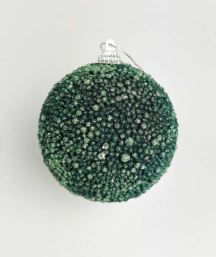 Stiropor kuglica - Zelena 8 cm - 3 kom