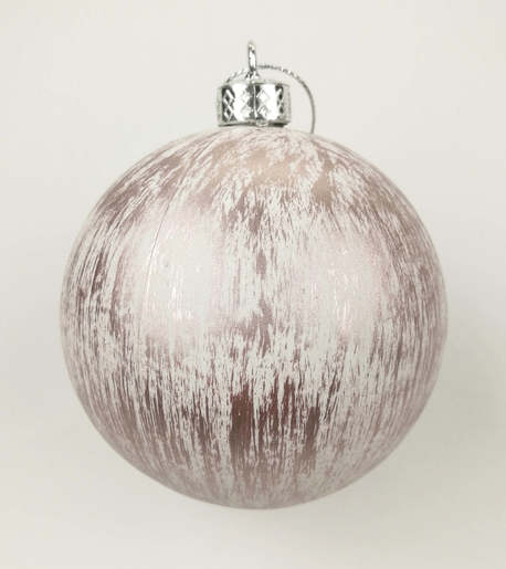 Plastična kuglica Roza - 8 cm - 3 kom 90491