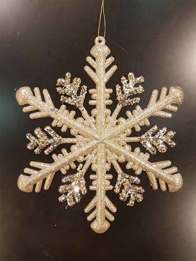 Pahulja champagne 30 cm