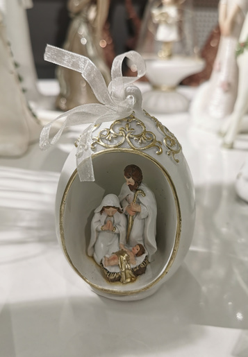 Keramičke LED jaslice 6 x 7 x 10 cm