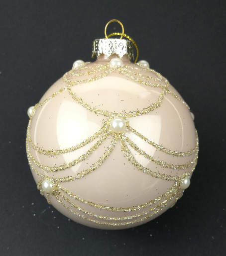 Staklena kuglica 8 cm - 2 kom  90178