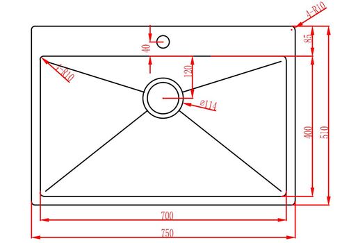 Sudoper SHR Dalmat 100