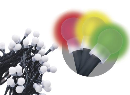 LED lampice cherry 300 LED 30m timer višebojna