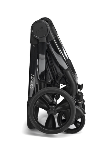 iCandy Peach kolica, Phantom Dark Grey Twill,crno podvozje