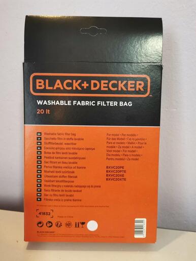 BLACK & DECKER tekstilna vrećica za usisavač (20L) BXVC20