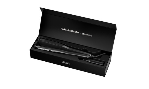 L'Oréal Professionnel STEAMPOD 3.0 Karl Lagerfeld uređaj za stiliziranje kose za kućnu upotrebu + poklon torbica Karl Lagerfeld