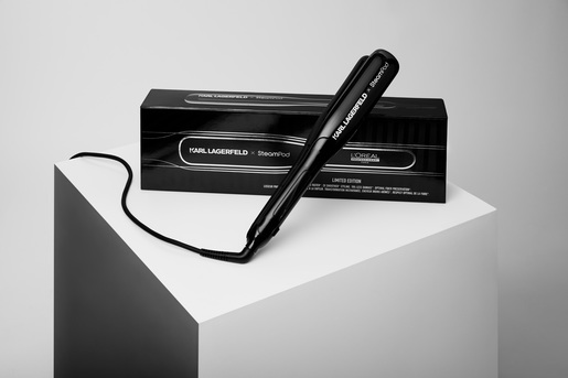 L'Oréal Professionnel STEAMPOD 3.0 Karl Lagerfeld uređaj za stiliziranje kose za kućnu upotrebu + poklon torbica Karl Lagerfeld