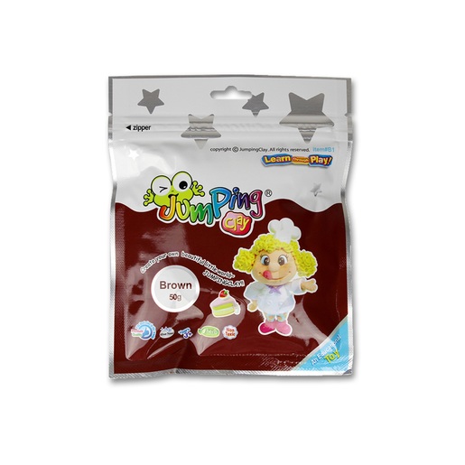 JumpingClay masa za modeliranje 50 g smeđa