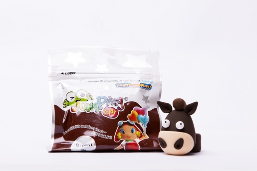 JumpingClay masa za modeliranje 50 g smeđa