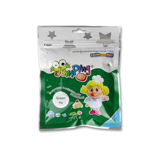 JumpingClay masa za modeliranje 50 g zelena