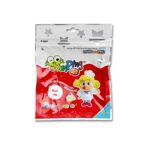 JumpingClay masa za modeliranje 50 g crvena