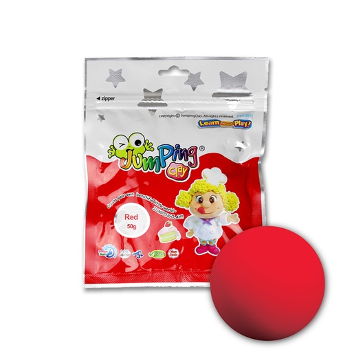 JumpingClay masa za modeliranje 50 g crvena