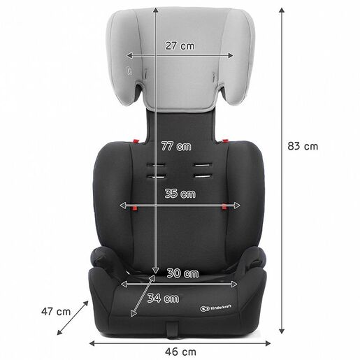 Kinderkraft autosjedalica Concept (9-36 kg), roza