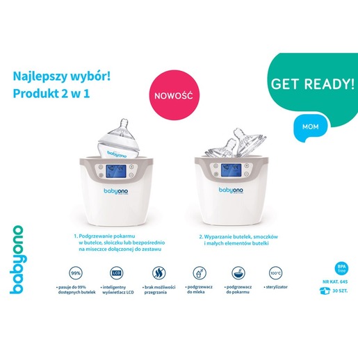 BabyOno električni grijač boce i sterilizator 2u1