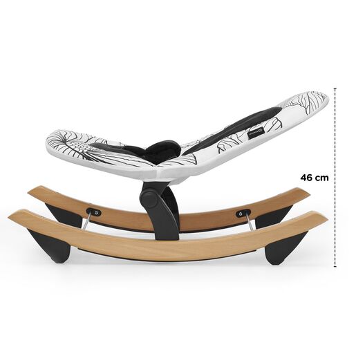 Kinderkraft njihaljka Bouncer FINIO, crno-bijela