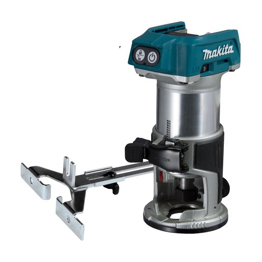 MAKITA akumulatorska glodalica DRT50RTYX2 (18V,Li-ion,2x5A, nastavci)