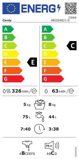 Candy perilica sušilica rublja CSWS 4852DWE/1