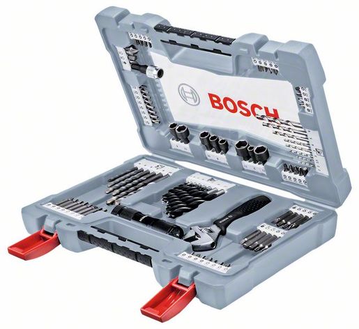 BOSCH 91-dijelni set svrdla i bitova izvijača Premium X-Line
