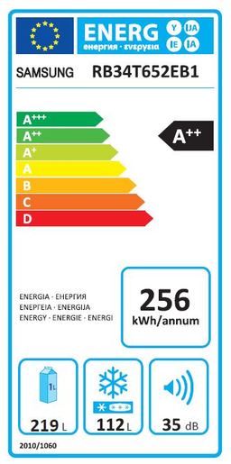 SAMSUNG hladnjak RB34T652EB1/EK