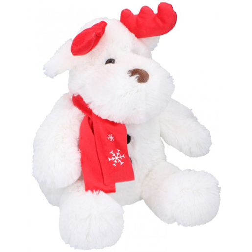 Dika toys Jelen bijeli 25cm svira i svijetli, plišana igračka