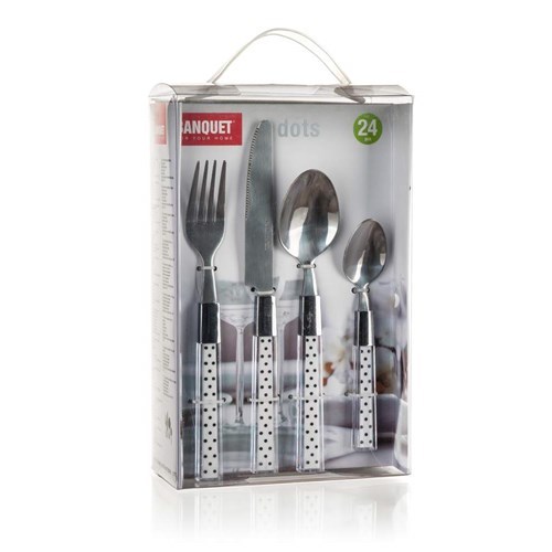 BANQUET DOTS pribor za jelo 24/1