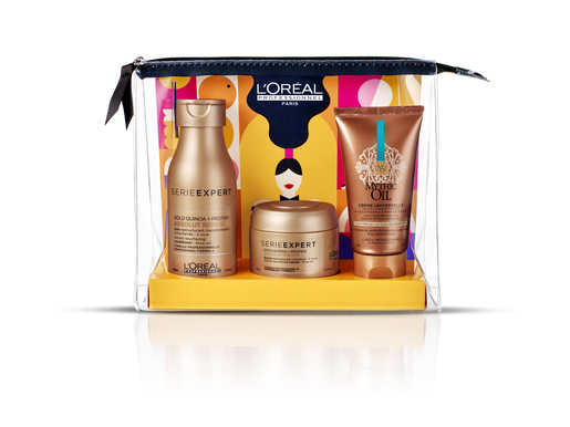 Serie Expert Absolut Repair komplet "ART OF HAIRCARE" + toaletna torbica, poklon set