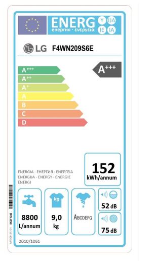 LG perilica rublja F4WN209S6E