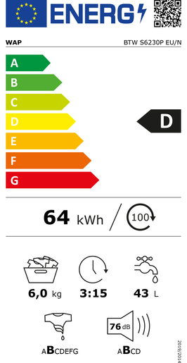 Indesit perilica rublja BTW S6230P EU/N*