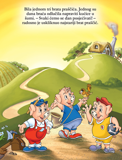 Mala slikovnica Tri praščića