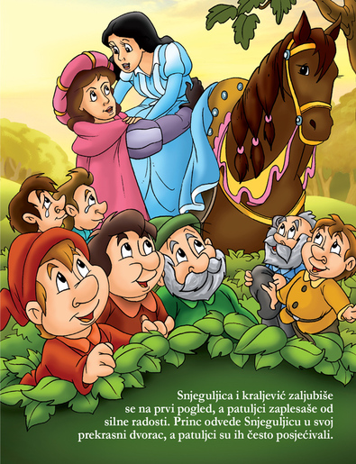 Mala slikovnica Snjeguljica i 7 patuljaka