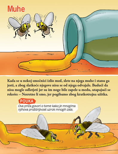 Mala slikovnica Ezopove Basne Br.2