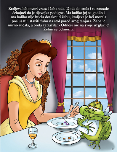 Mala slikovnica Žabac i princeza