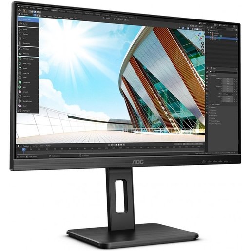 AOC monitor Q272P2Q, IPS, QHD,Pivot, HDMI, DP, USB