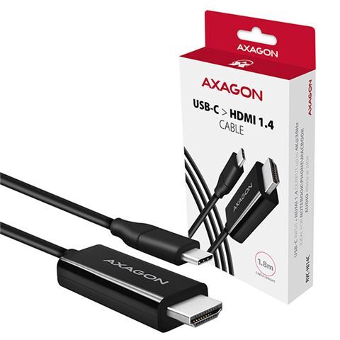 AXAGON USB-C -> DisplayPort cable 1.8m 4K/60Hz