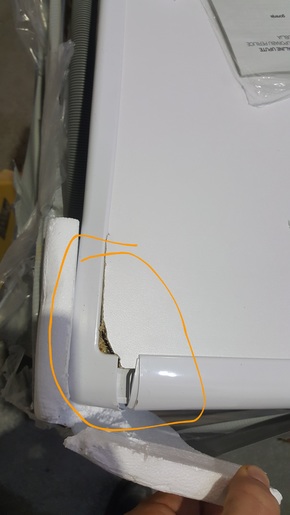 Gorenje perilica rublja WE743*r_oštećena gornja ploča