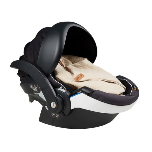 Voksi dekica za autosjedalice i kolica, bež, zvjezdice