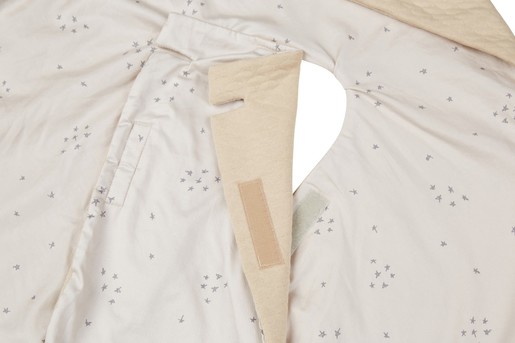 Voksi dekica za autosjedalice i kolica, bež, zvjezdice