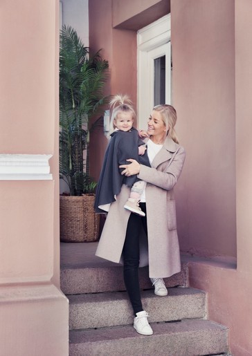 Voksi pončo, tamno sivi