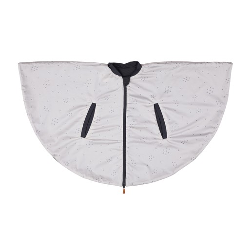 Voksi pončo, tamno sivi