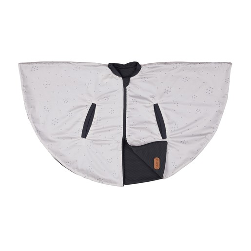 Voksi pončo, tamno sivi