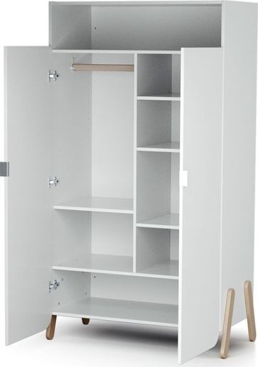 AT4 Dječji ormar Pirate - bijeli