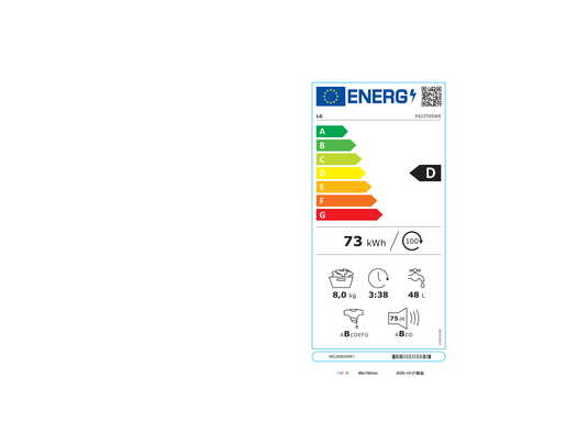 LG perilica rublja F4J3TN5WE