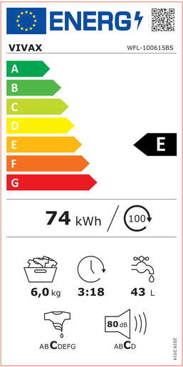 VIVAX HOME mašina za veš WFL-100615BS