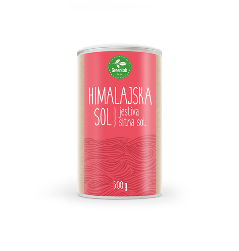 GreenLab Himalajska sol, sitna, 500 g