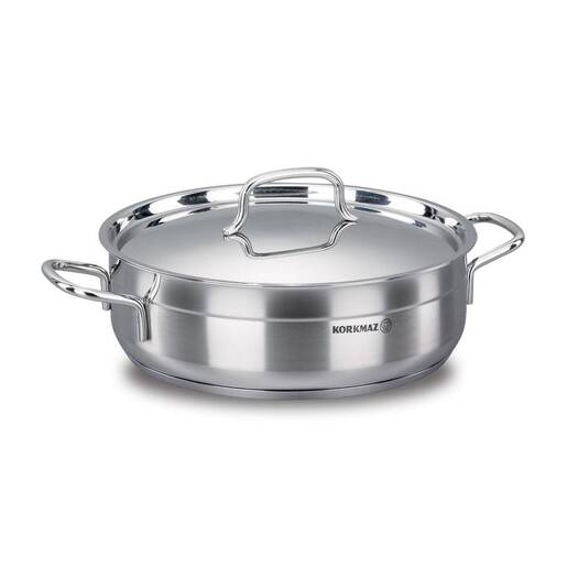 KORKMAZ Alfa niski lonac s poklopcem 5,5L - A1027
